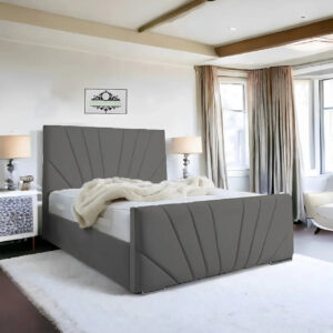 Zero Gravity Wingback Upholstered Bed