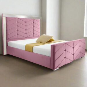 Peru Mirror Upholstered Bed