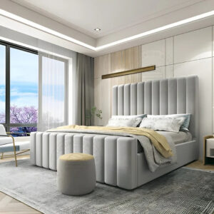 Panel Upholstered Bed