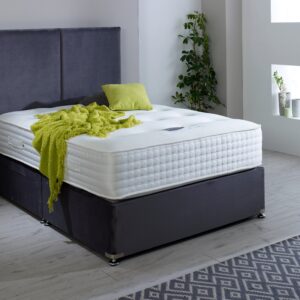 British Velvet Comfort Divan Bed