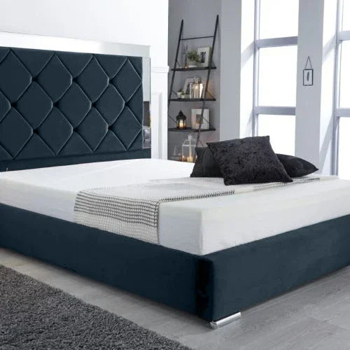 Sofia Mirror Upholstered Bed - Image 3