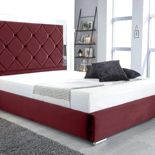 Sofia Mirror Upholstered Bed - Image 6