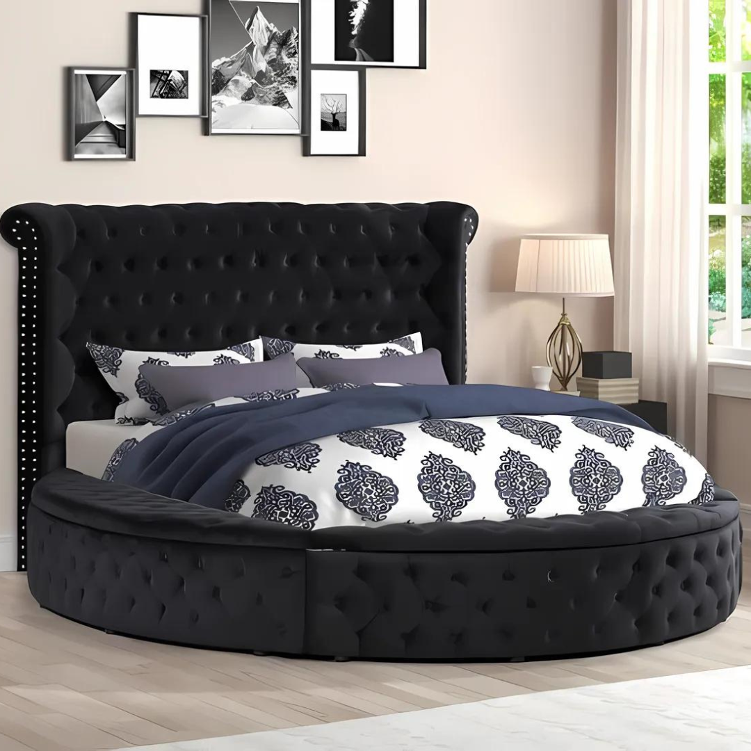 Round Ambassador Upholstered Bed - Image 2
