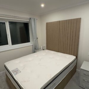 Modern Panel Line Ottoman Bed