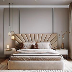 Prisma Line Upholstered Bed